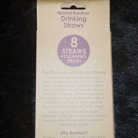 Natural BAMBOO DRINKING Straw - Picture 4 of 7